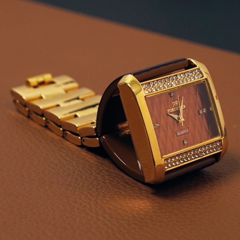 Fortuner Jam Tangan Wanita Analog Water Resist Goldie