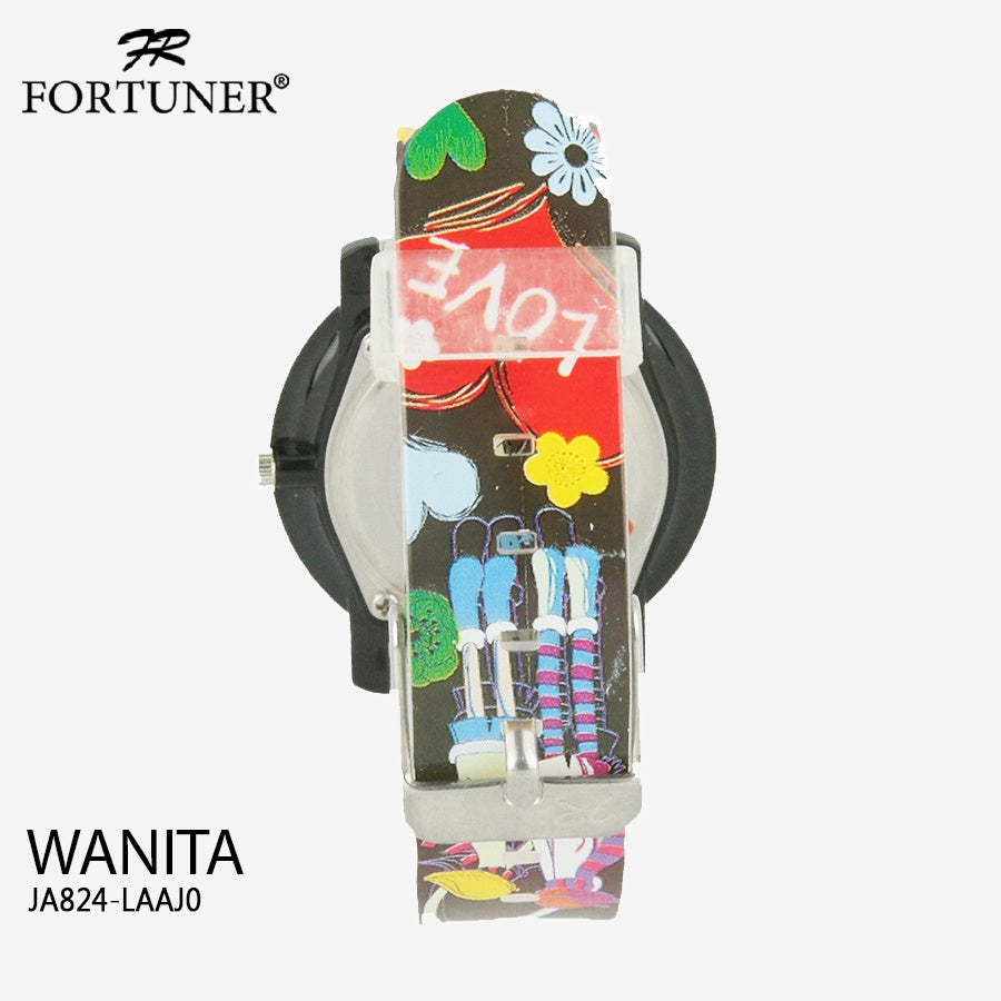 Fortuner Jam Tangan Tahan Air Wanita Water Resist Hitam Mariya