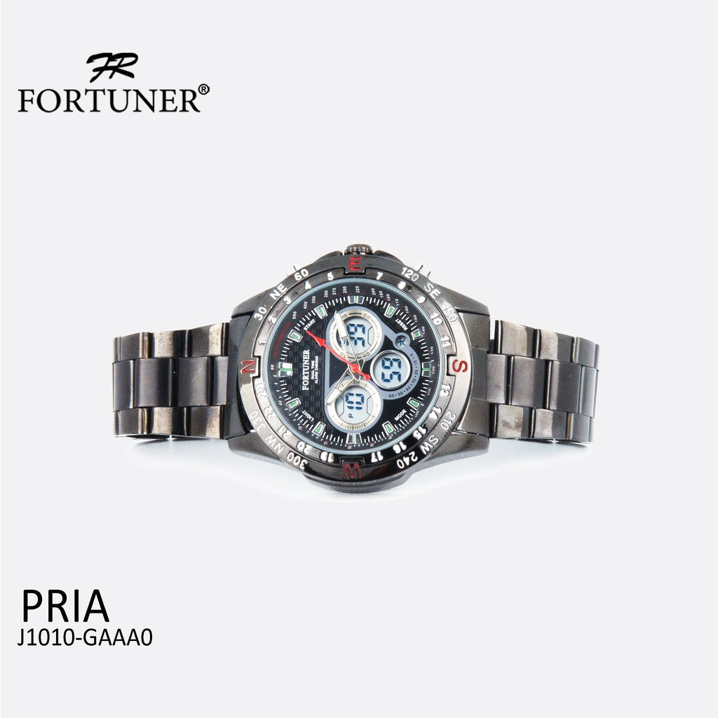 Fortuner Jam Tangan Digital Analog Pria Water Resistant Delios