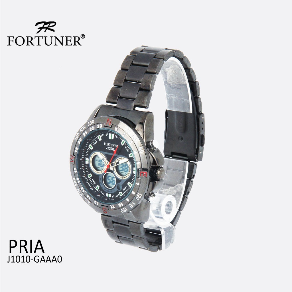 Fortuner Jam Tangan Digital Analog Pria Water Resistant Delios