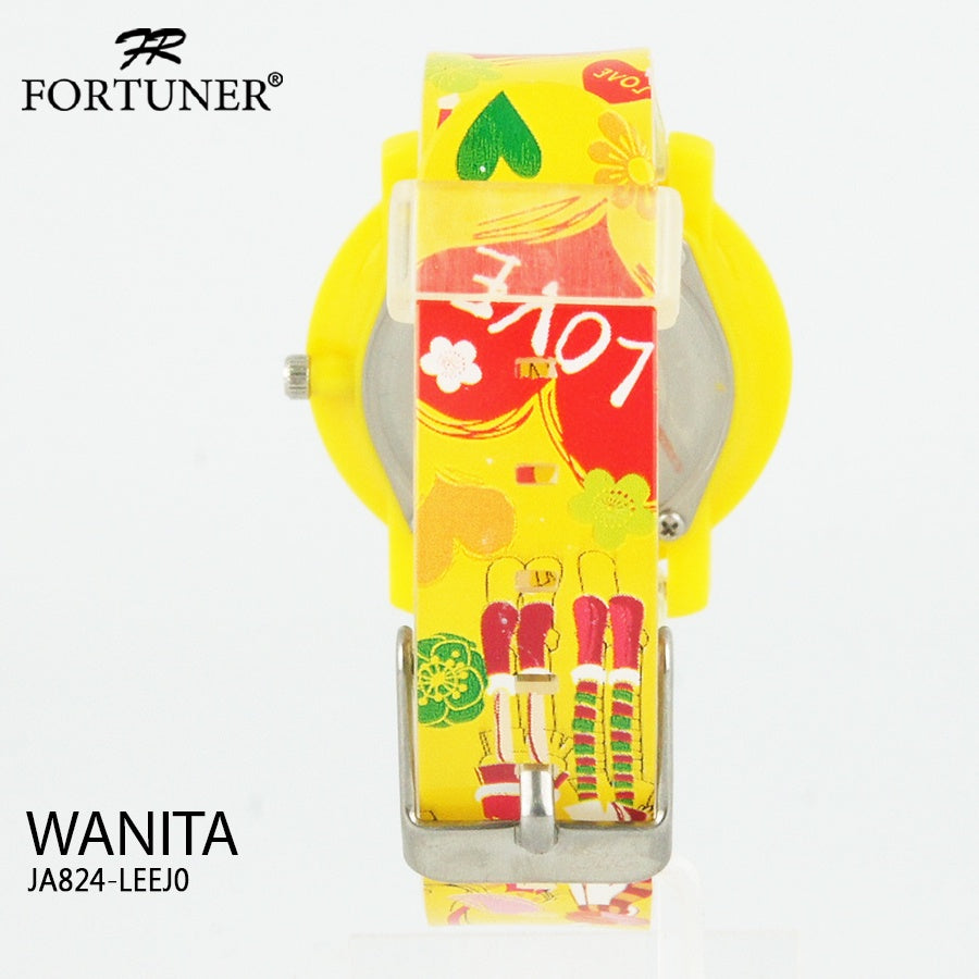 Fortuner Jam Tangan Tahan Air Wanita Water Resist Kuning Sonya