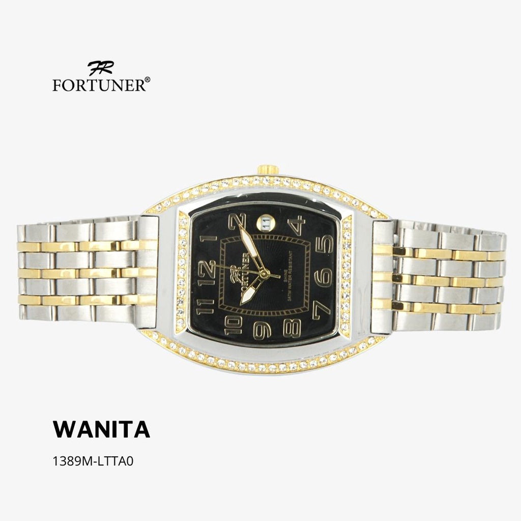 Fortuner Jam Tangan Fashion Analog Wanita Water Resistant Rantai Yevka