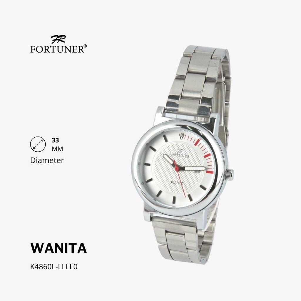 Fortuner Jam Tangan Fashion Analog Wanita Water Resistant Rantai Yanixia