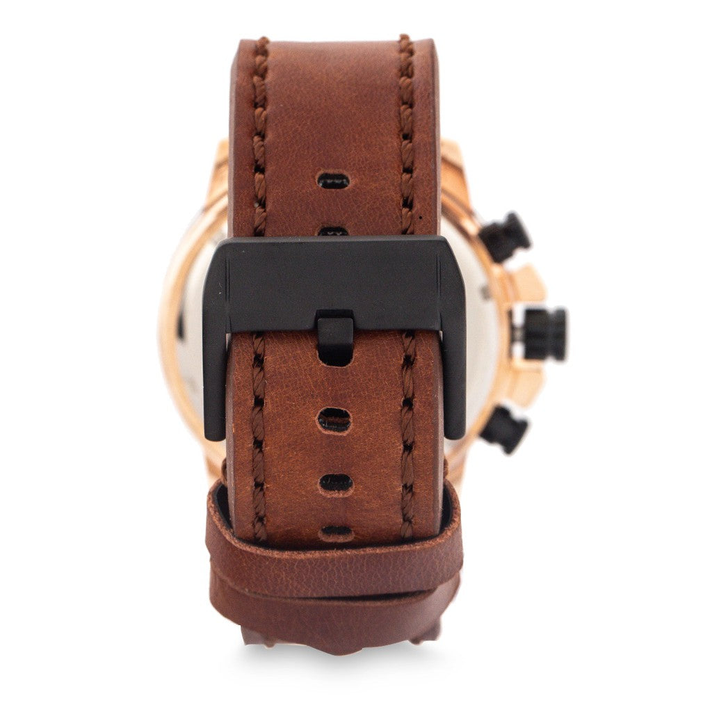 Fortuner Jam Tangan Analog Pria Chrono Water Resistant Akihiro