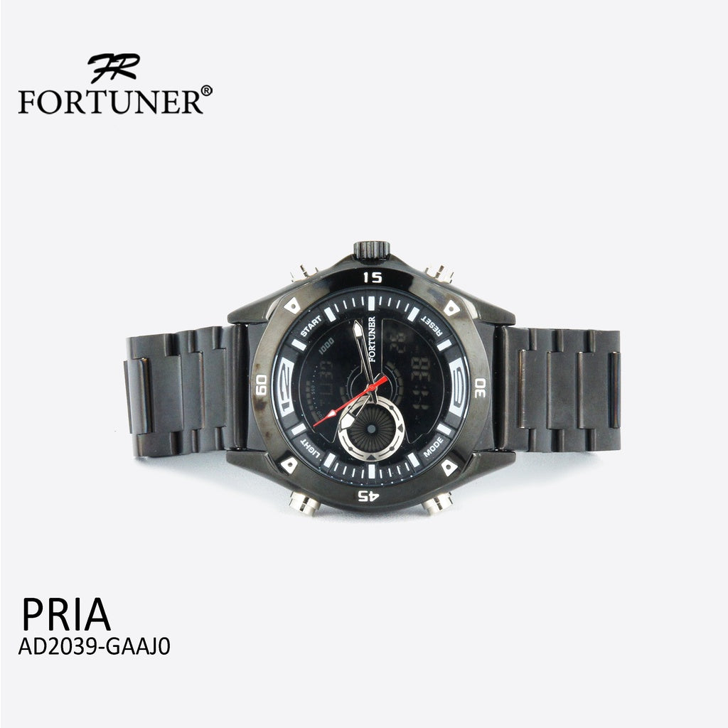 Fortuner Jam Tangan Digital Analog Pria Water Resistant Felix