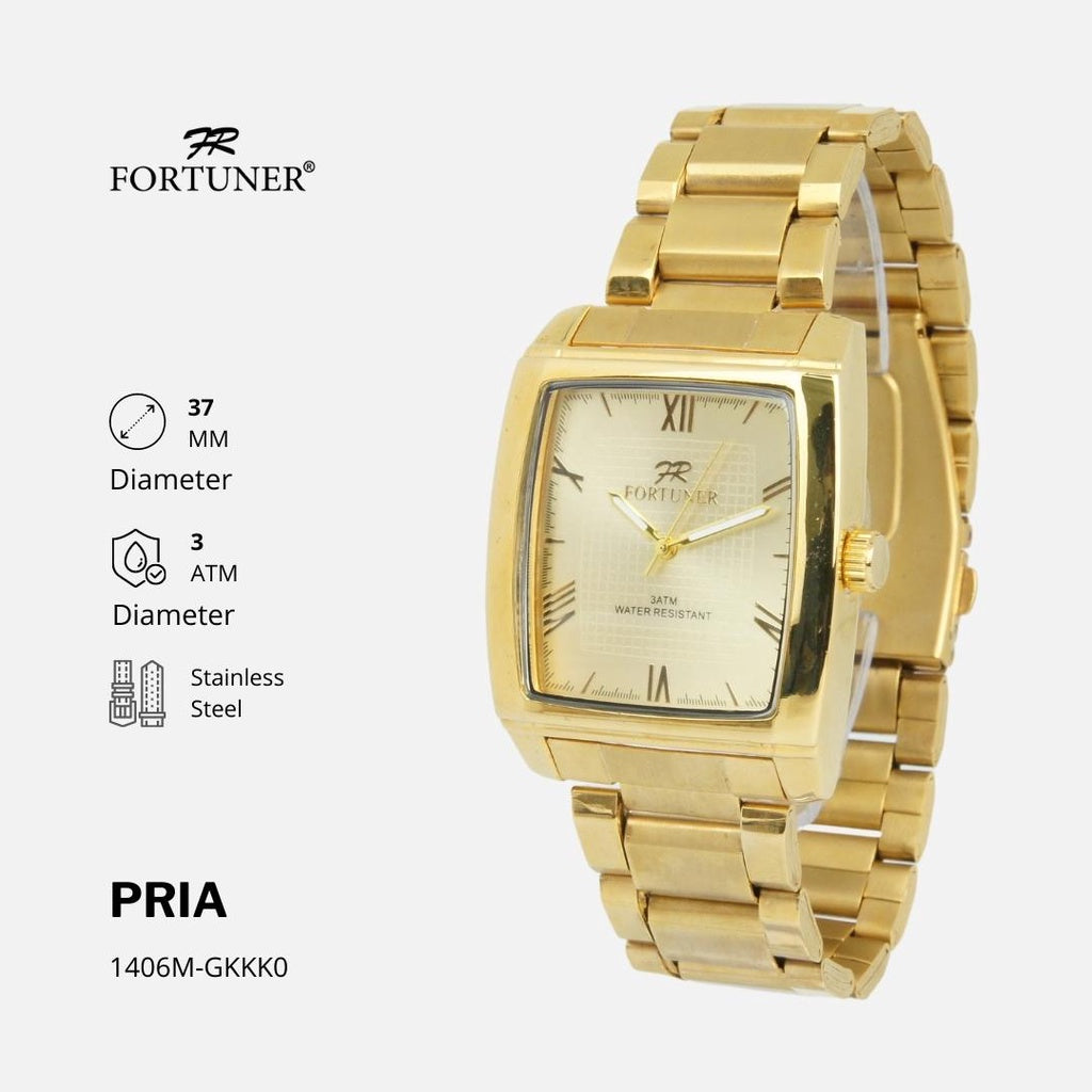 Fortuner Jam Tangan Pria Analog Formal Water Resistant Andon