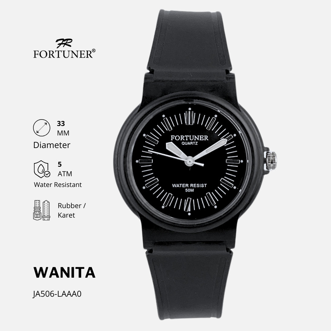 Fortuner Jam Tangan Analog Wanita Water Resistant Zvezdana