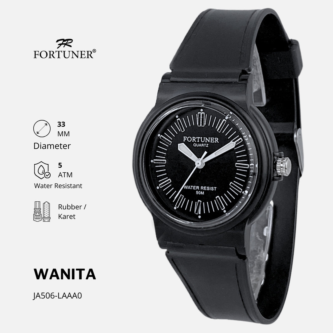Fortuner Jam Tangan Analog Wanita Water Resistant Zvezdana