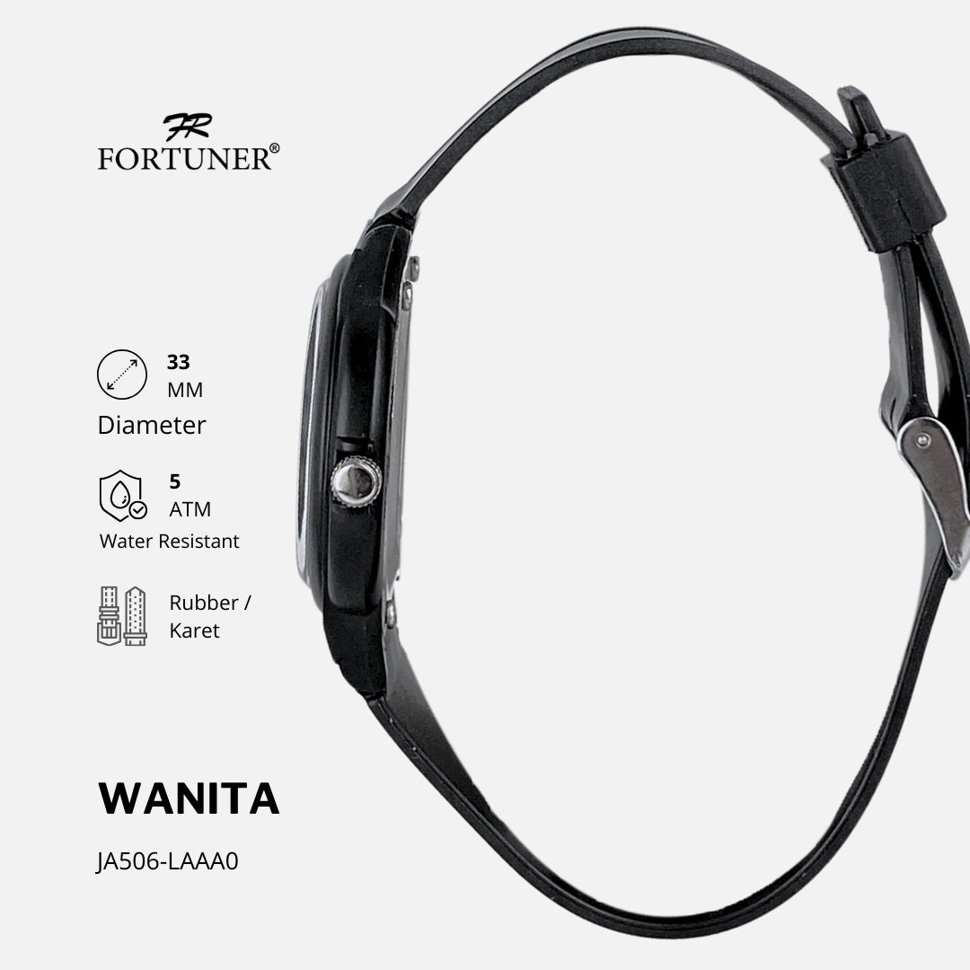 Fortuner Jam Tangan Analog Wanita Water Resistant Zvezdana