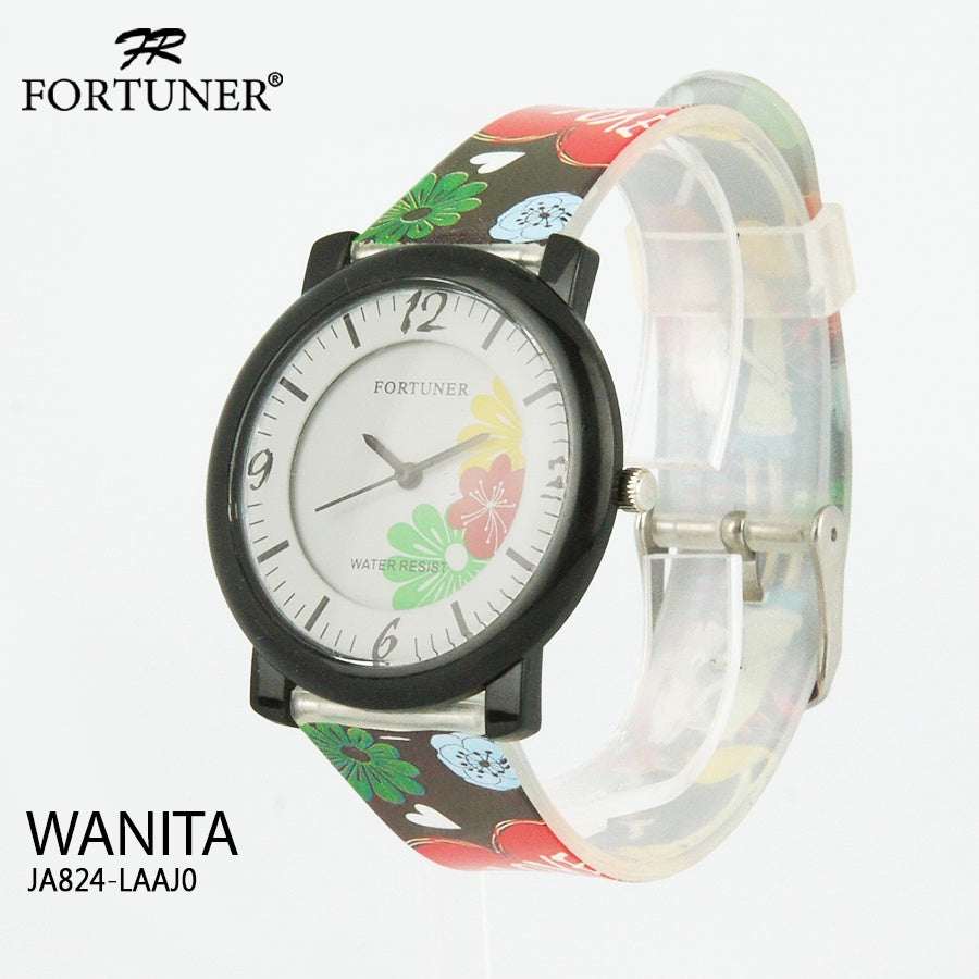 Fortuner Jam Tangan Tahan Air Wanita Water Resist Hitam Mariya
