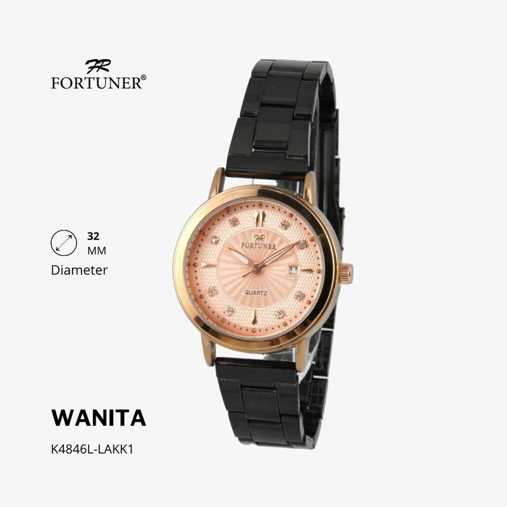 Fortuner Jam Tangan Couple Analog Water Resistant Rantai Rylan