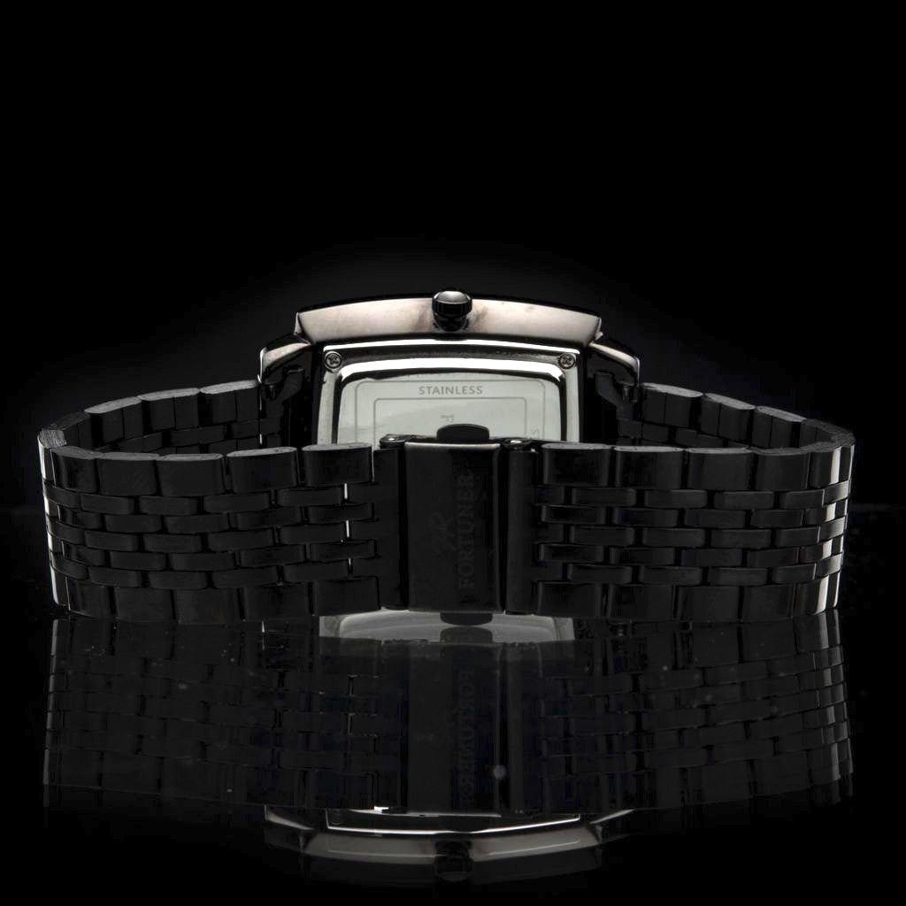 Fortuner Jam Tangan Analog Stainless Pria Tahan Air Garansi 1 Tahun K5017G Hitam