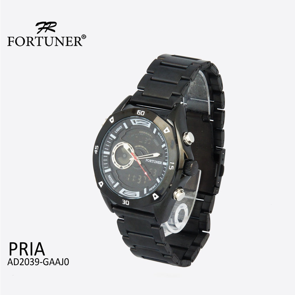 Fortuner Jam Tangan Digital Analog Pria Water Resistant Felix