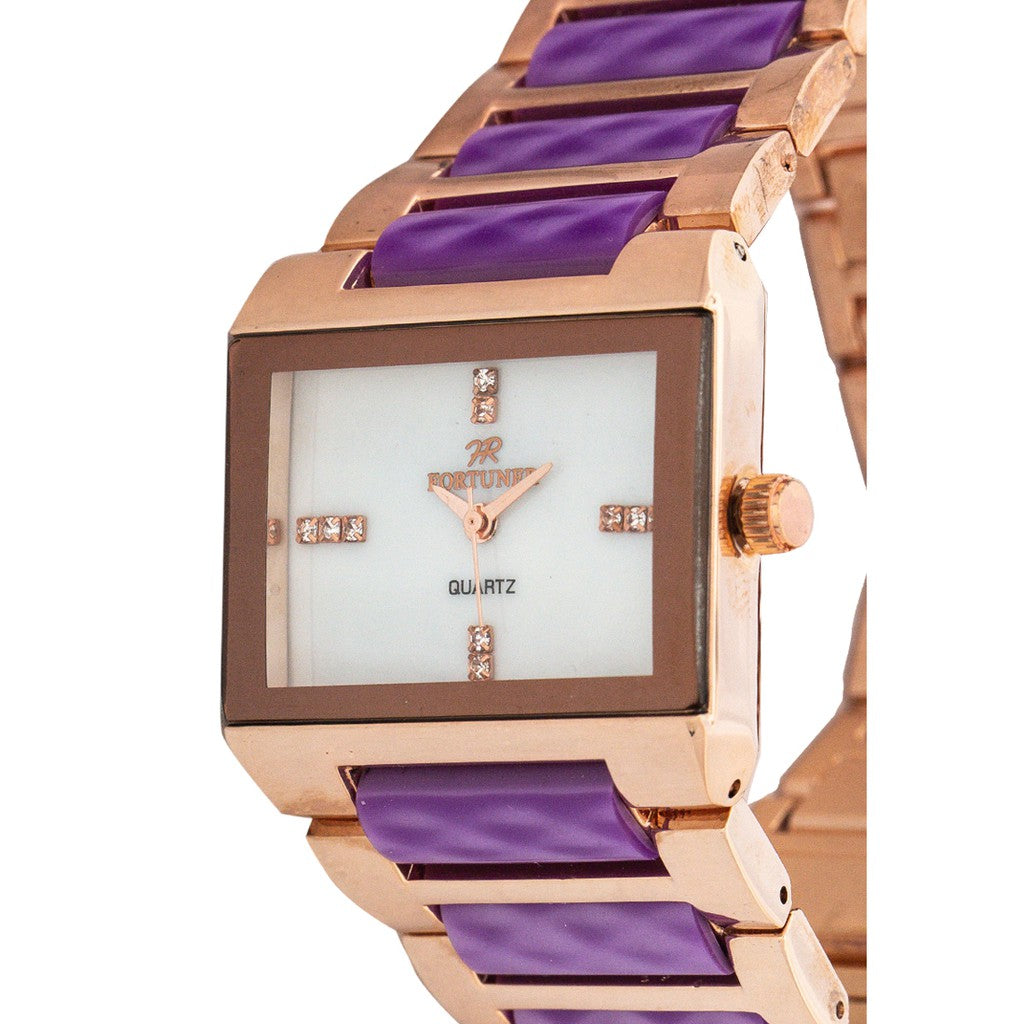 Fortuner Jam Tangan Analog Wanita Rosegold Water Resist Chloe