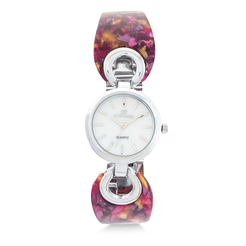 Fortuner Jam Tangan Analog Wanita Silver Water Resist Brina