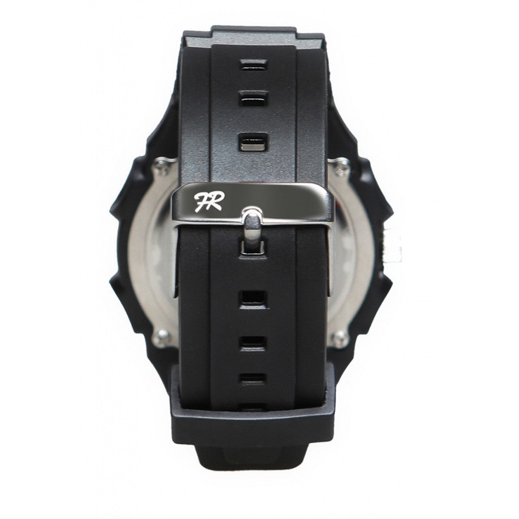 Fortuner Jam Tangan Pria Classic Rubber Analog JA-883 Hitam