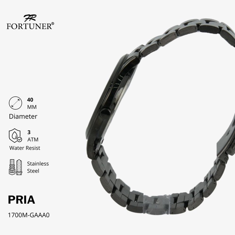 Fortuner Jam Tangan Pria Analog Water Resistant Tacitus