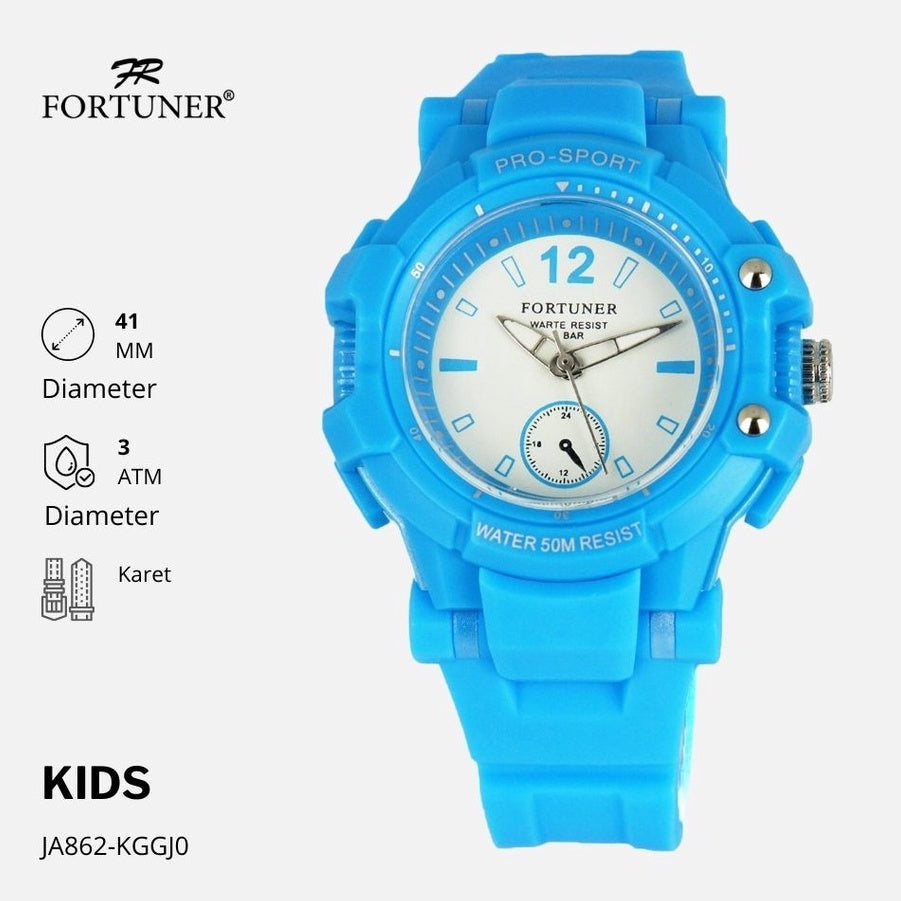 Fortuner Jam Tangan Anak Analog Water Resist Carrey