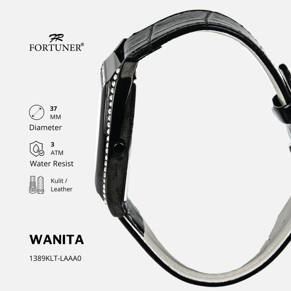 Fortuner Jam Tangan Fashion Analog Wanita Water Resistant Rantai Yevka