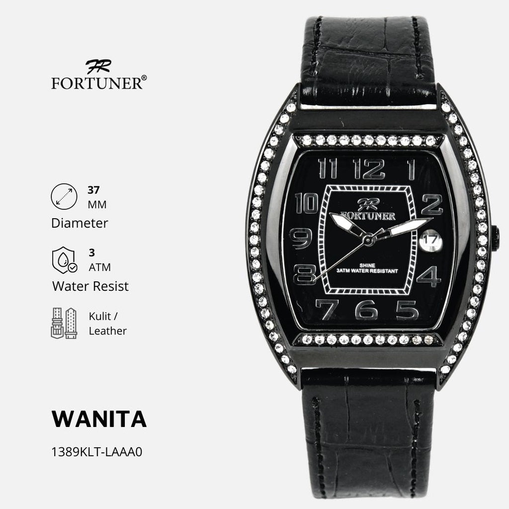 Fortuner Jam Tangan Fashion Analog Wanita Water Resistant Rantai Yevka