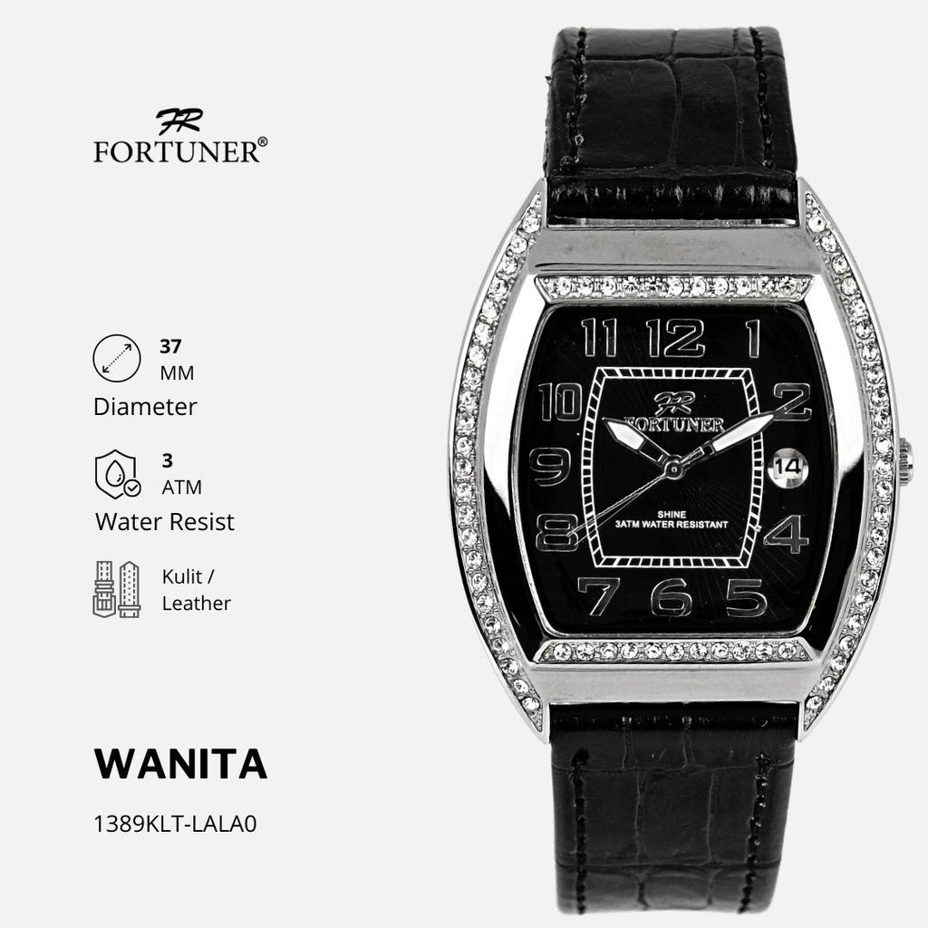 Fortuner Jam Tangan Fashion Analog Wanita Water Resistant Rantai Yevka