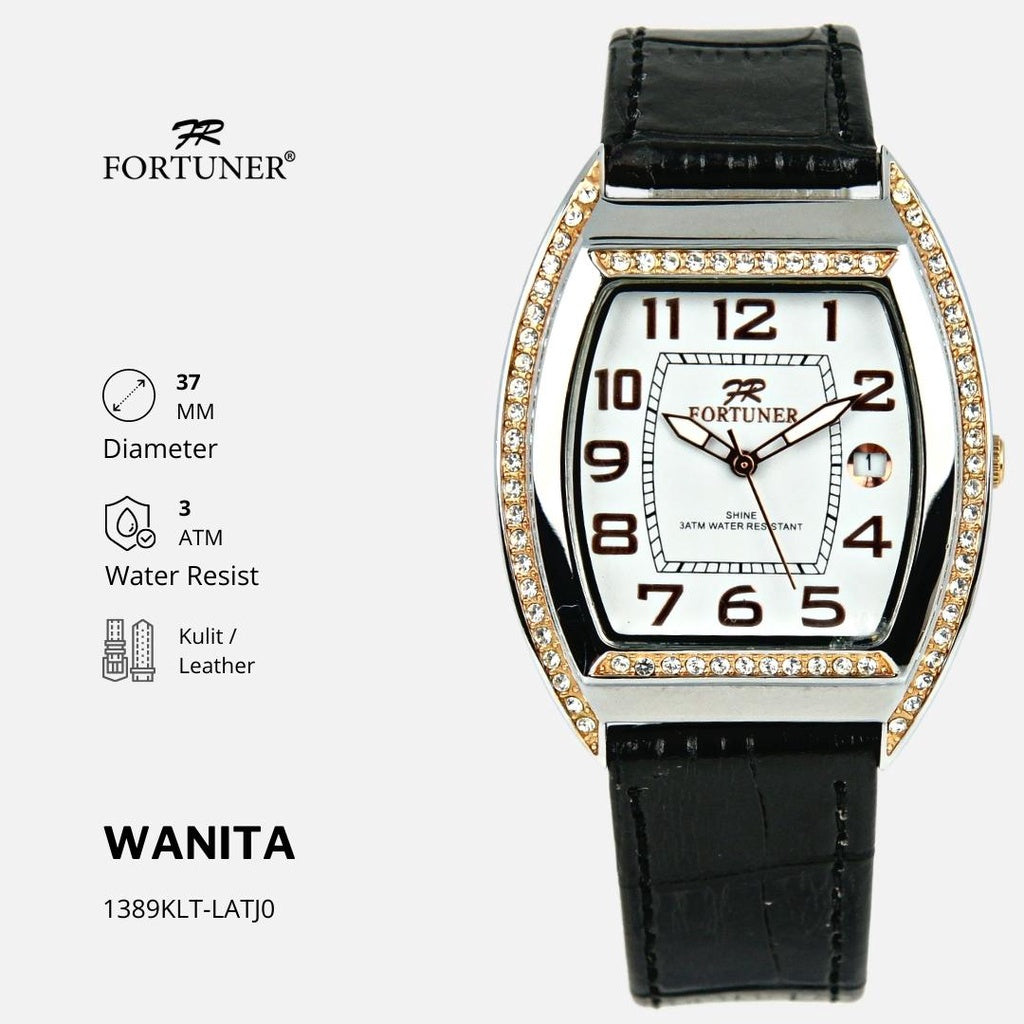 Fortuner Jam Tangan Fashion Analog Wanita Water Resistant Rantai Yevka