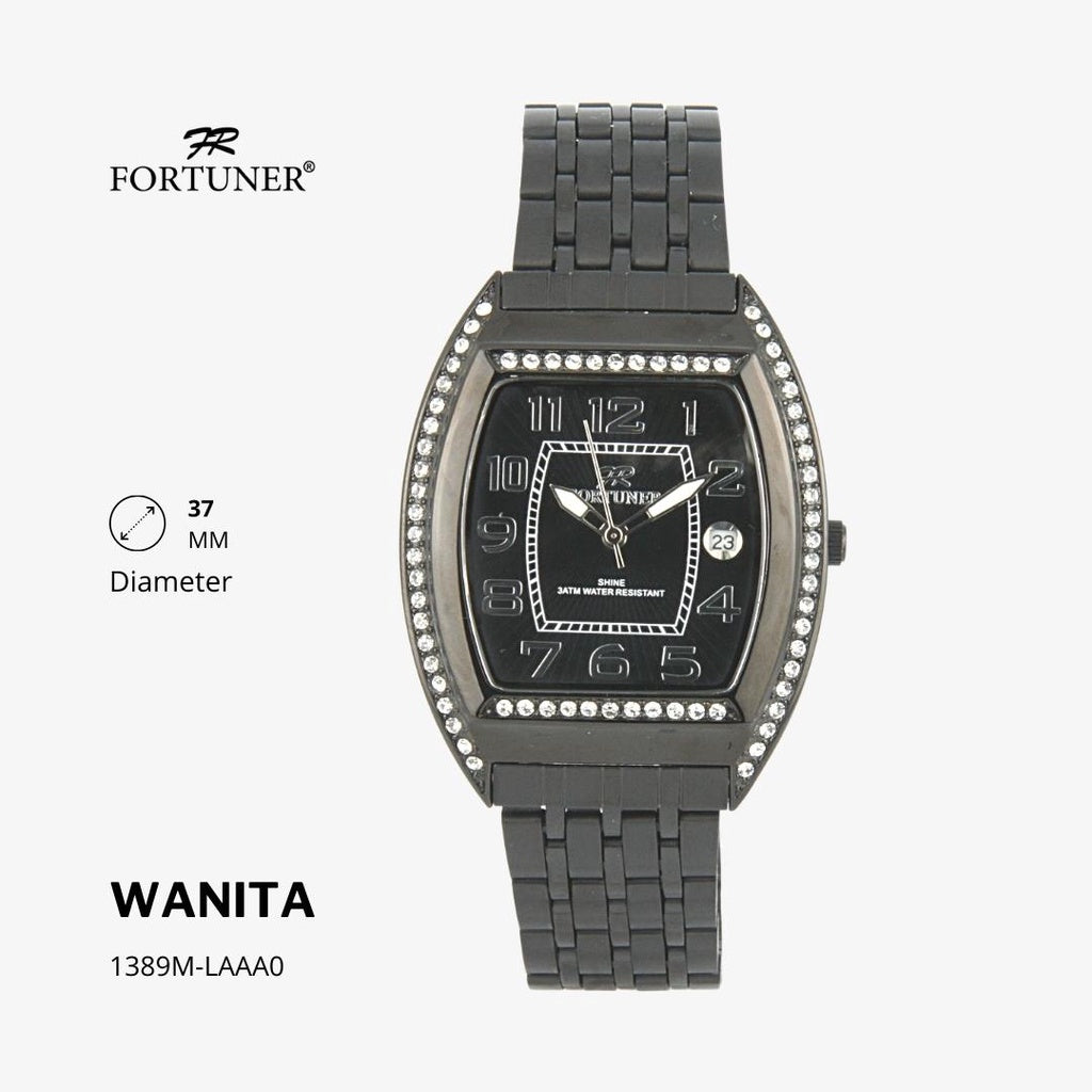 Fortuner Jam Tangan Fashion Analog Wanita Water Resistant Rantai Yevka