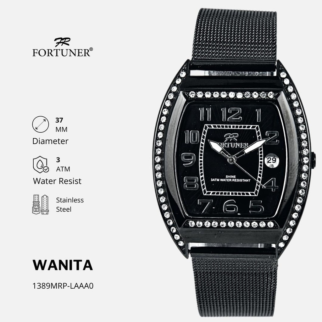 Fortuner Jam Tangan Fashion Analog Wanita Water Resistant Rantai Yevka