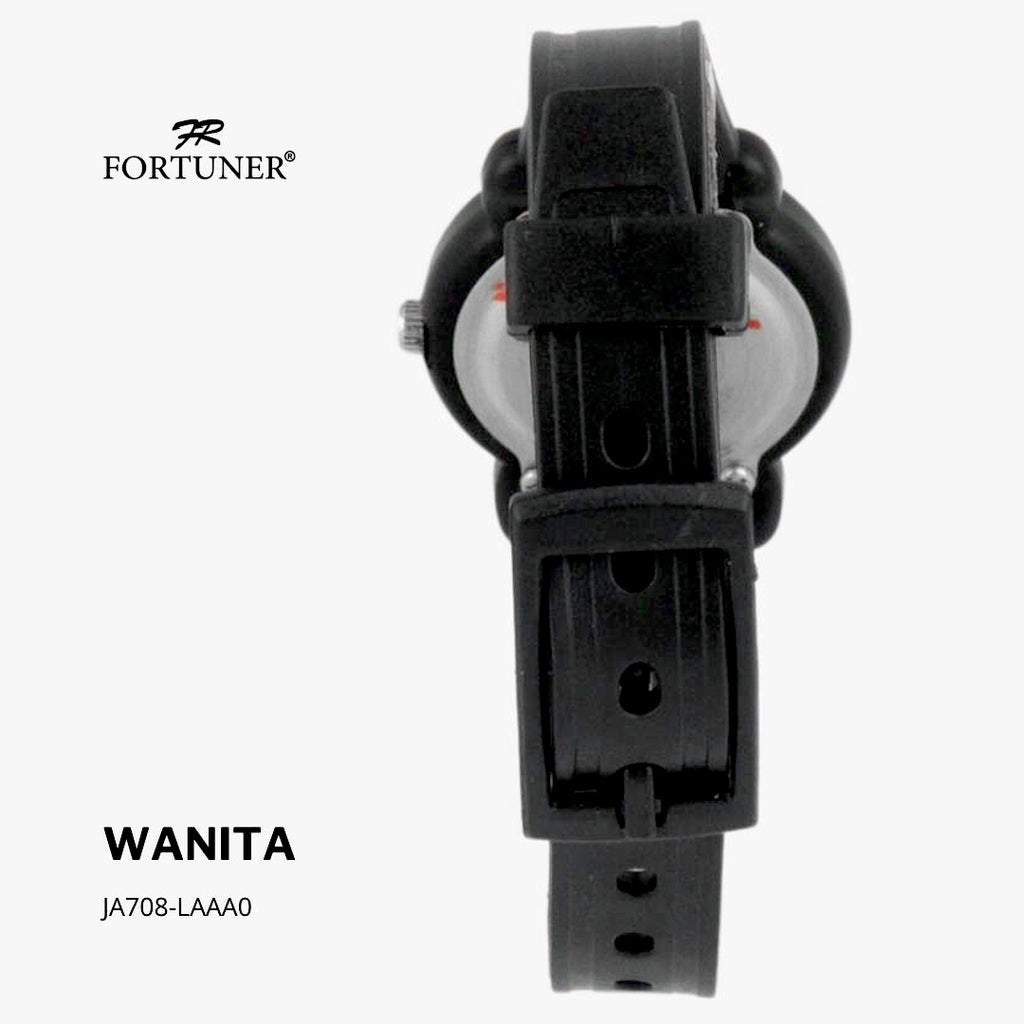 Fortuner Jam Tangan Casual Analog Wanita Water Resistant Rubber Zaheera