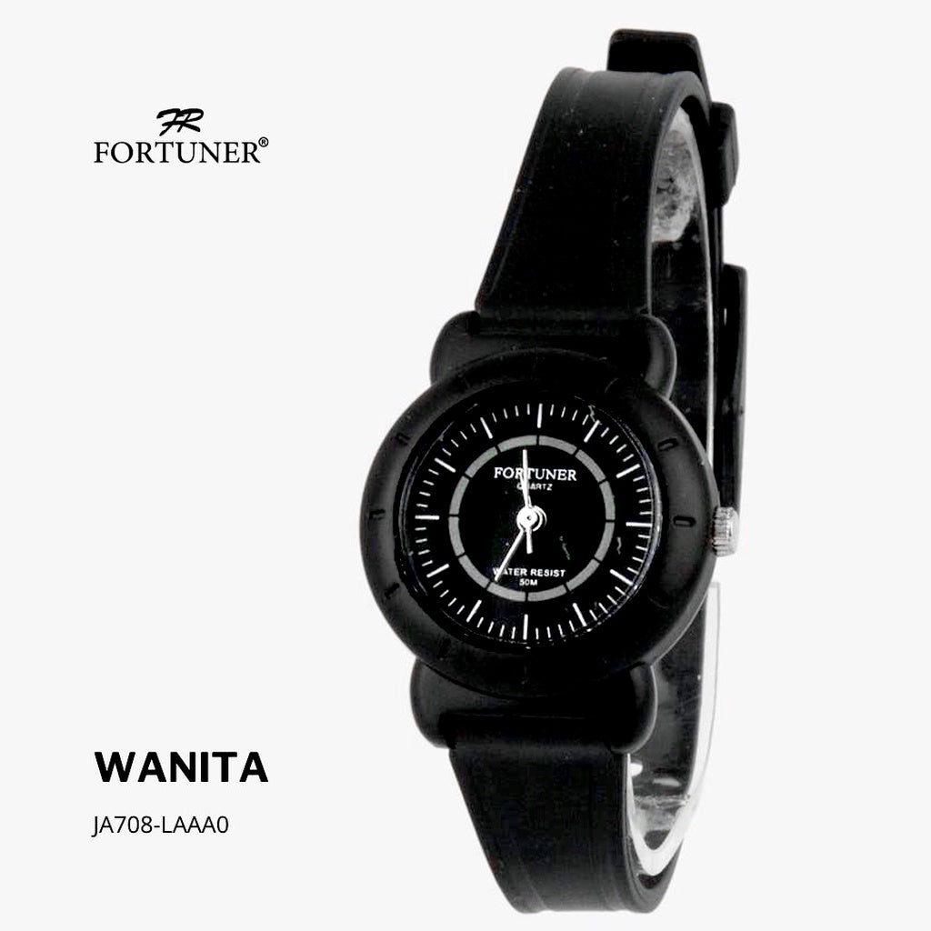 Fortuner Jam Tangan Casual Analog Wanita Water Resistant Rubber Zaheera