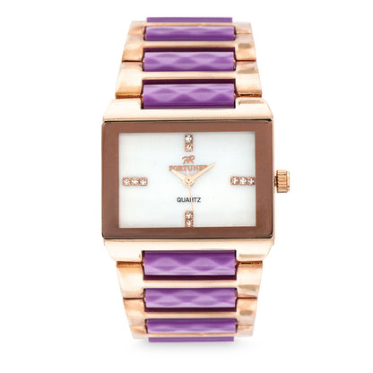 Fortuner Jam Tangan Analog Wanita Rosegold Water Resist Chloe