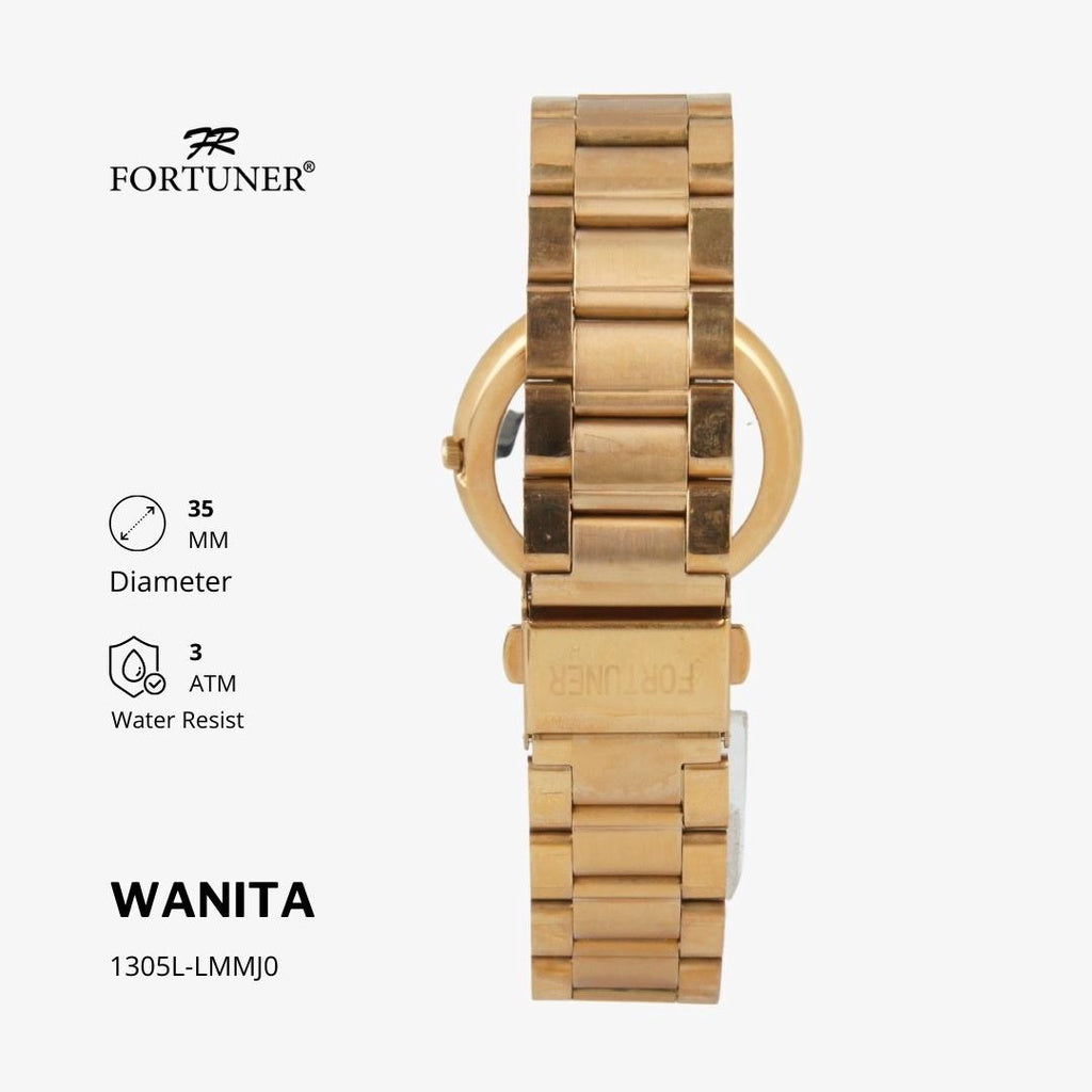 Fortuner Jam Tangan Analog Wanita Water Resistant Yokheved