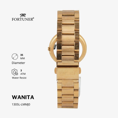 Fortuner Jam Tangan Analog Wanita Water Resistant Yokheved