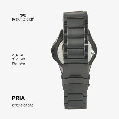 Fortuner Jam Tangan Analog Pria Water Resistant Rantai Hamid