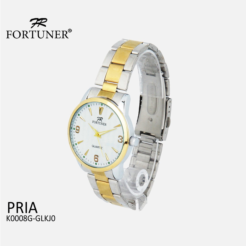 Fortuner Jam Tangan Analog Pria Water Resistant Rantai Dougal