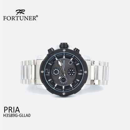 Fortuner Jam Tangan Analog Pria Chrono Water Resistant Donaldo