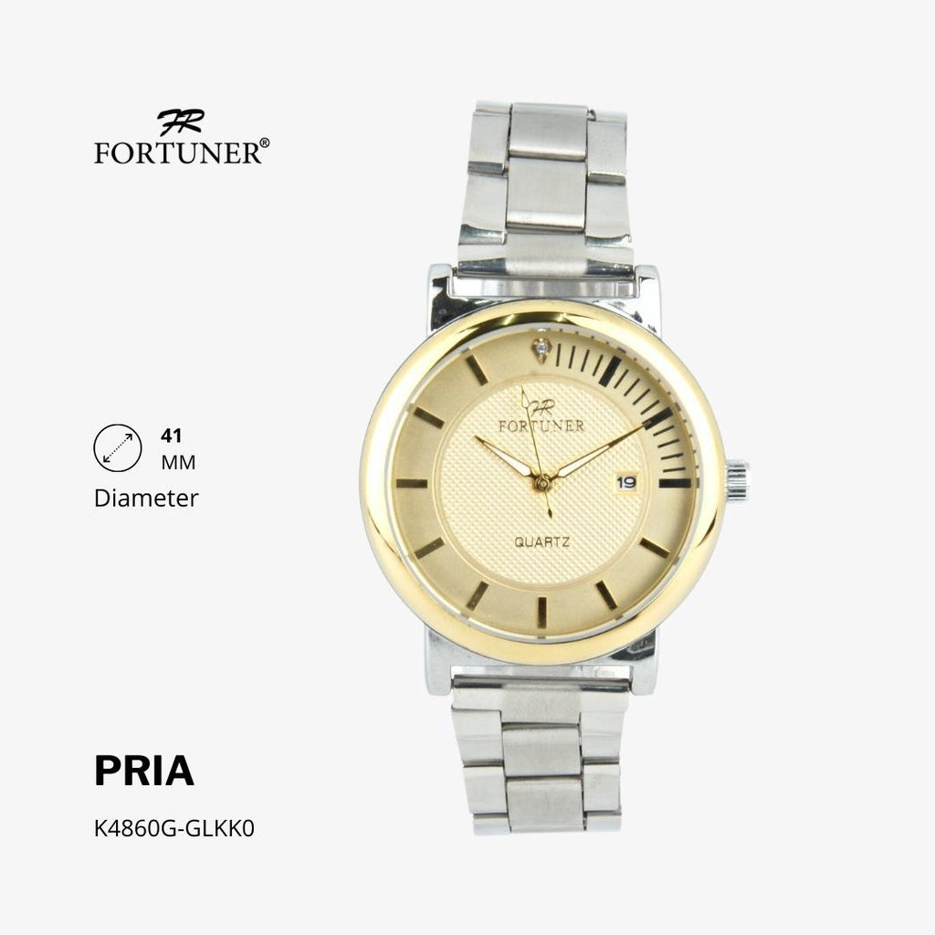 Fortuner Jam Tangan Analog Pria Water Resistant Haleigh