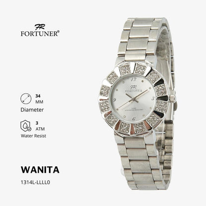 Fortuner Jam Tangan Analog Wanita Water Resistant Rantai Yolantha