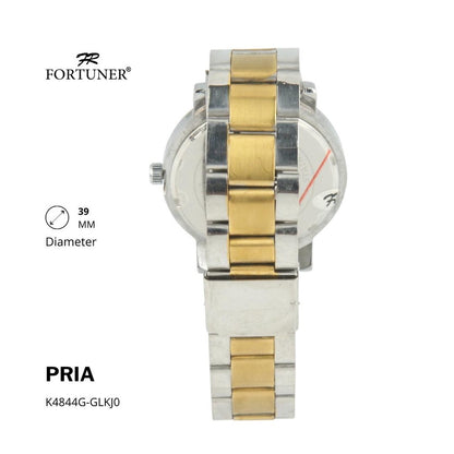 Fortuner Jam Tangan Analog Pria Water Resistant Rantai Halwerd