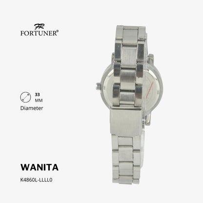 Fortuner Jam Tangan Fashion Analog Wanita Water Resistant Rantai Yanixia