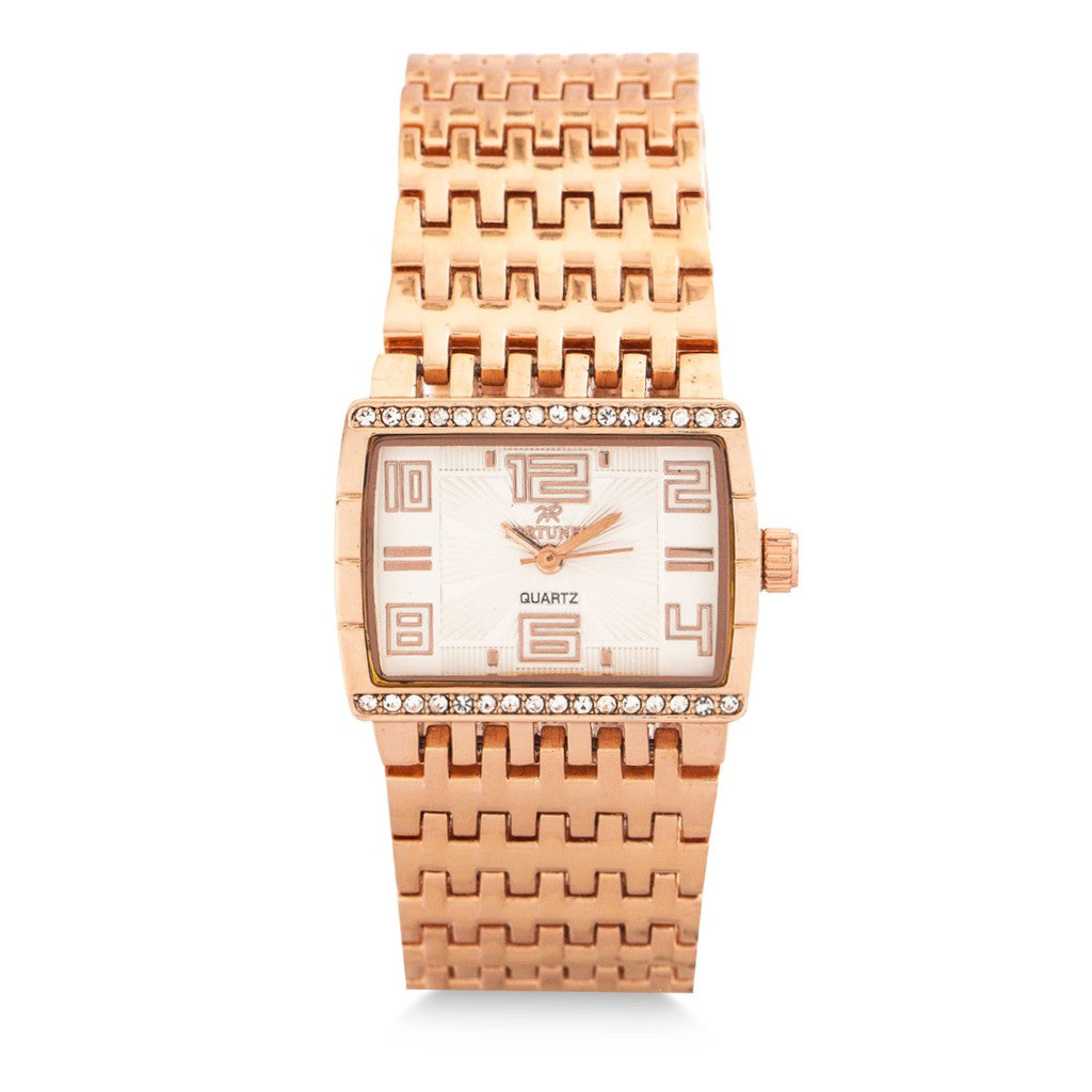 Fortuner Jam Tangan Analog Wanita Rosegold Water Resist Bella