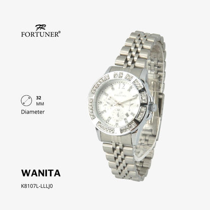 Fortuner Jam Tangan Wanita Analog Water Resist Rantai Ximena