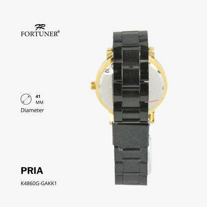 Fortuner Jam Tangan Couple Analog Water Resistant Rantai Delanie