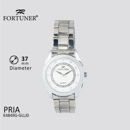 Fortuner Jam Tangan Analog Pria Water Resistant Rantai Deniz