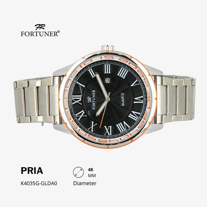 Fortuner Jam Tangan Analog Pria Water Resistant Hutchinson