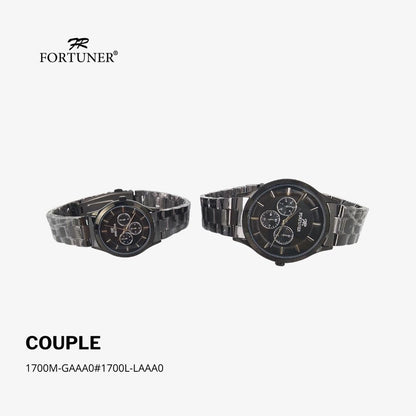 Fortuner Jam Tangan Couple/Pasangan Analog Water Resist Talbert