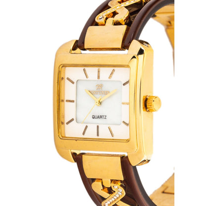 Fortuner Jam Tangan Analog Wanita Gold Water Resist Barbara