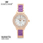 Fortuner Jam Tangan Analog Wanita Rosegold Water Resistant Arely