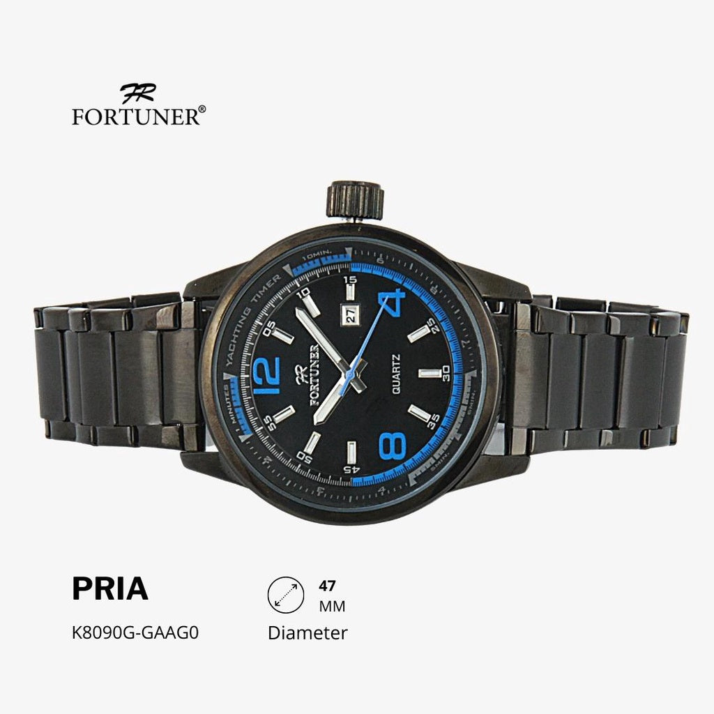 Fortuner Jam Tangan Analog Pria Water Resistant Rantai Hale