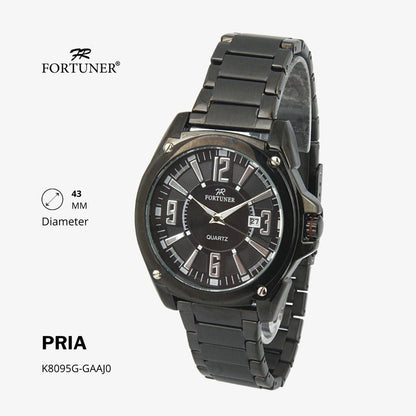 Fortuner Jam Tangan Analog Pria Water Resistant Rantai Huy